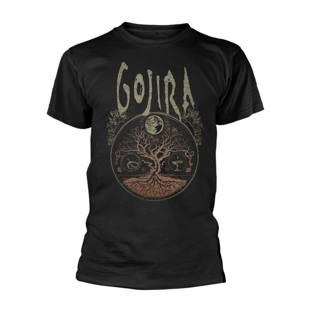Gojira Unisex Adult Cycle Natural T-Shirt / Black